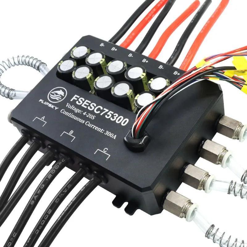 2022 Flipsky New FSESC 75300 75V 84V 300A ESC Controller with - VirtuousWares.Store