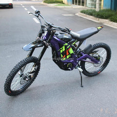 2024 Ready to Ship Brand New Black Purple SurRon Light Bee X Dirt Bike - VirtuousWares:Global