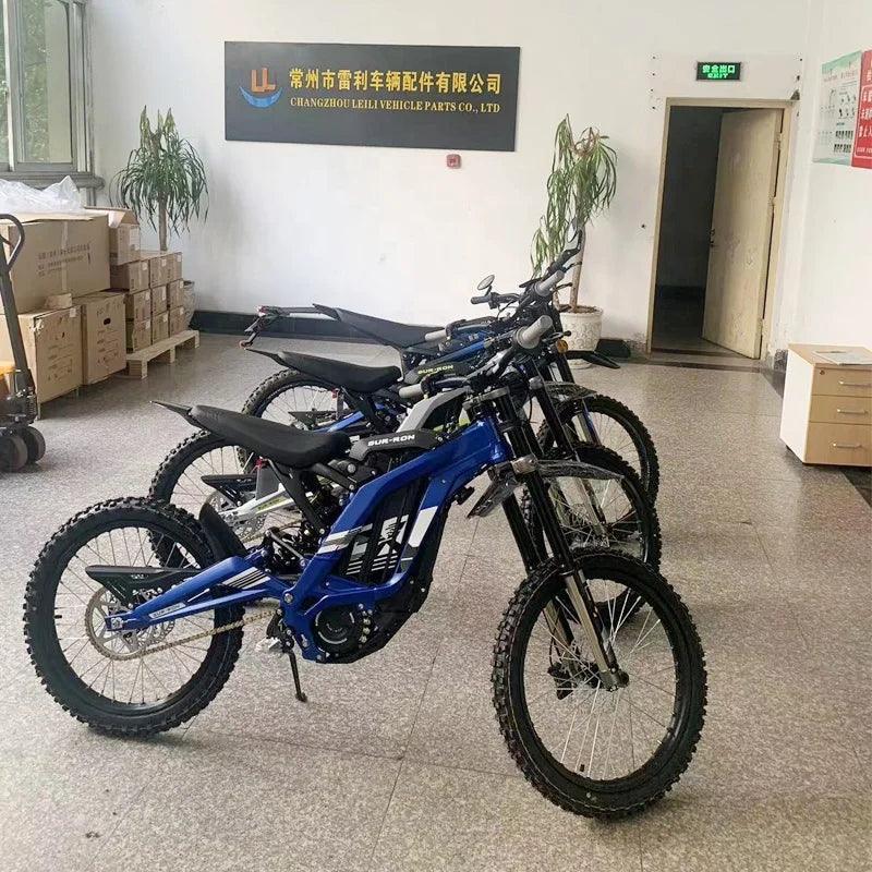 2024 Ready to Ship Brand New Black Purple SurRon Light Bee X Dirt Bike - VirtuousWares:Global