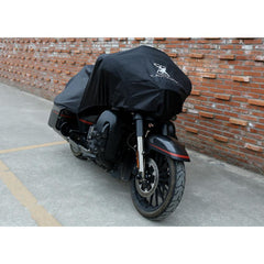 210t Half Motorcycle Cover Waterproof Outdoor Dustproof Rain Dust Anti - VirtuousWares.Store