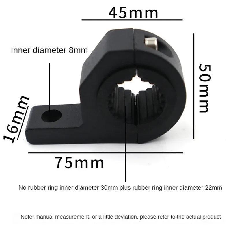 2/1pc Universal Motorcycle LED Headlight Fog Light Clamps Holder Tube - VirtuousWares.Store