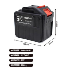21V Rechargeable Lithium Ion Battery High Capacity Cordless Electric - VirtuousWares.Store