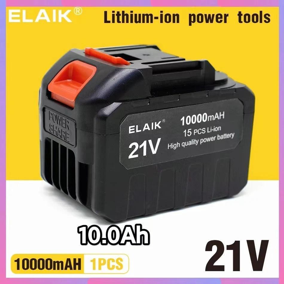 21V Rechargeable Lithium Ion Battery High Capacity Cordless Electric - VirtuousWares.Store