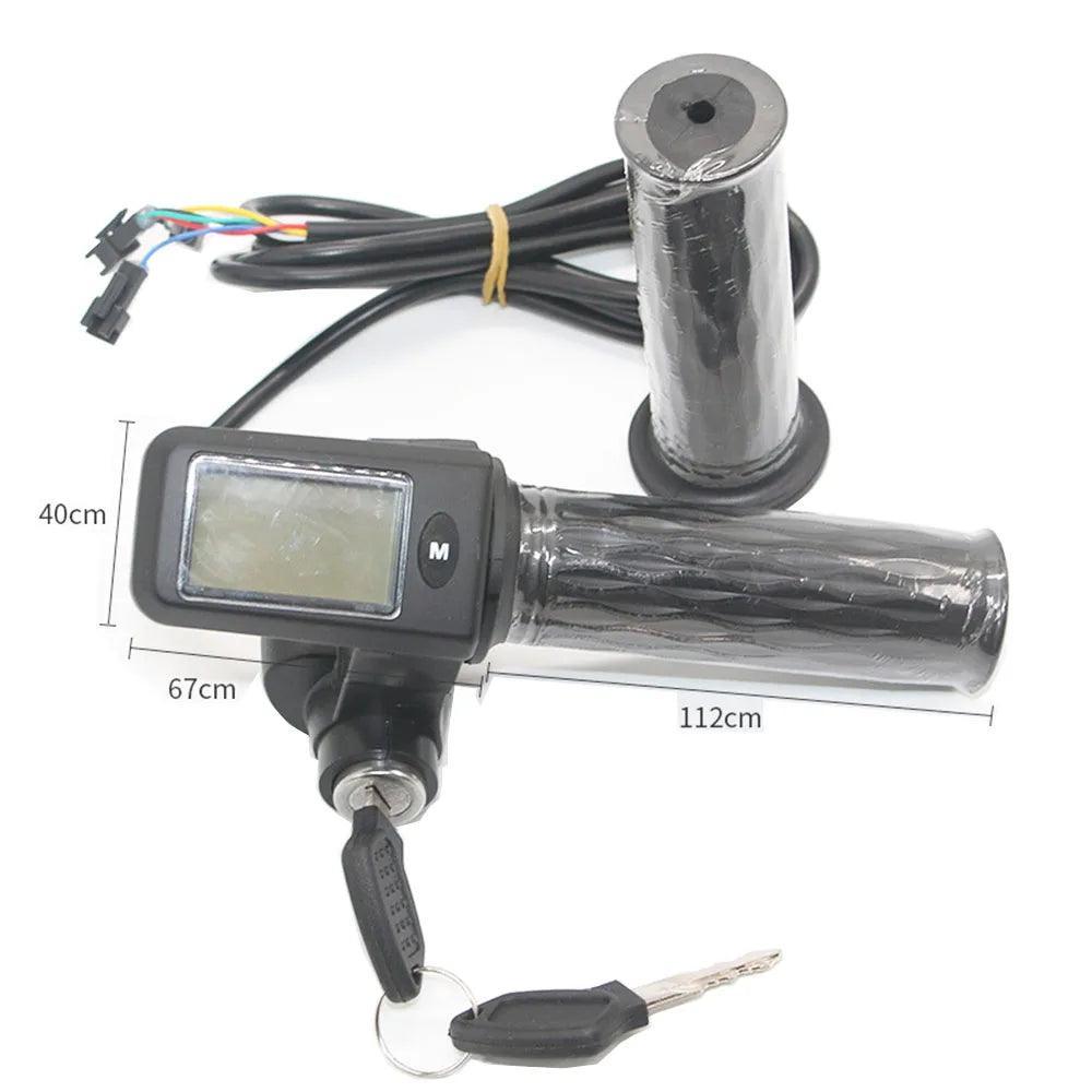 24V 36V 48V 60V 72V Electric Bike Scooter Throttle LCD Display Show - VirtuousWares.Store