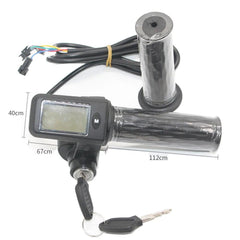 24V 36V 48V 60V 72V Electric Bike Scooter Throttle LCD Display Show - VirtuousWares.Store
