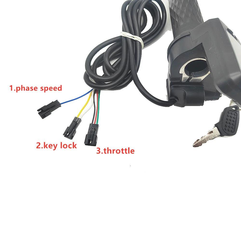 24V 36V 48V 60V 72V Electric Bike Scooter Throttle LCD Display Show - VirtuousWares.Store