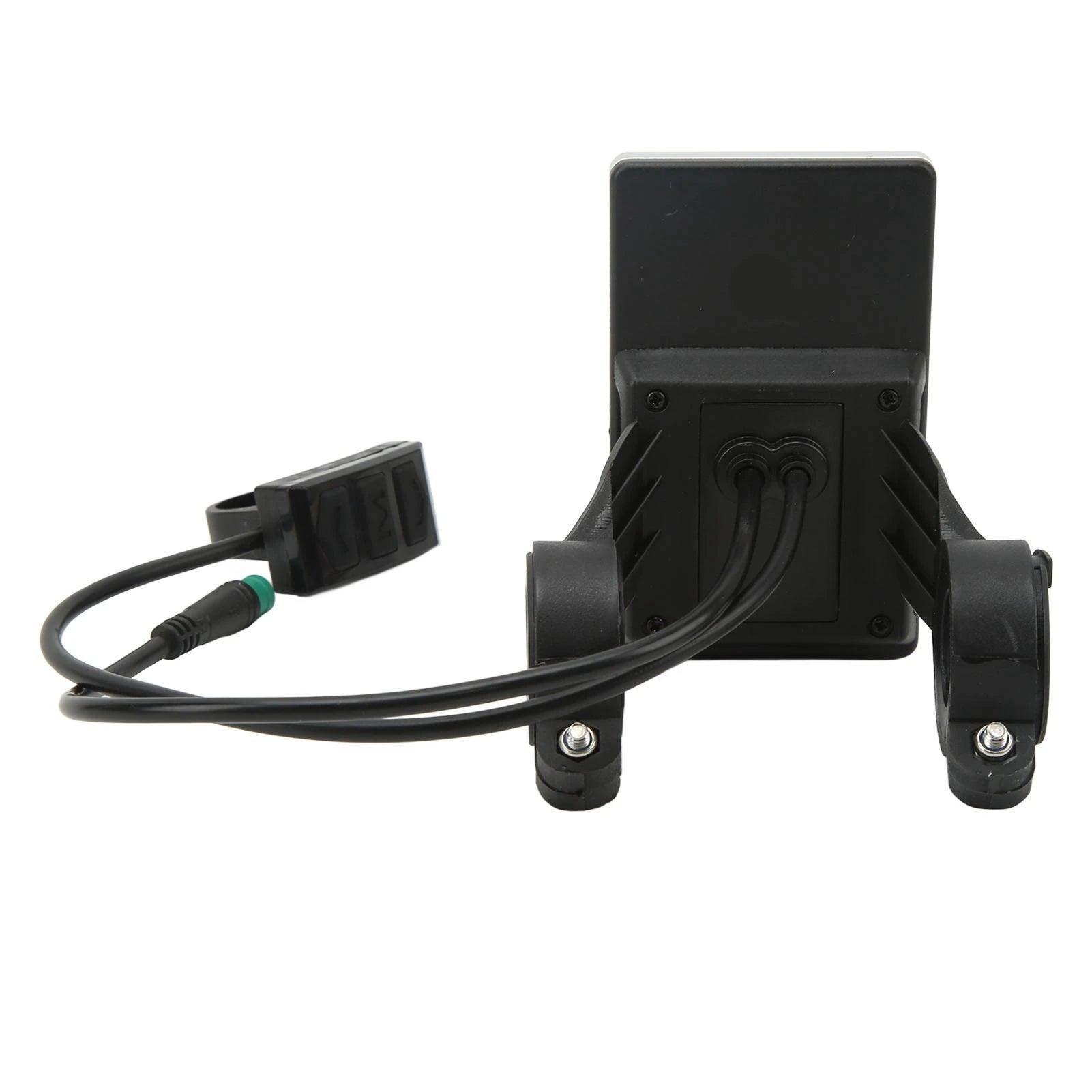 24V 36V 48V 60V Universal Electric Bike LCD Meter 5 Pin E-Scooter M5 LCD Panel Screen for 31.8 22.2mm Electric Bikes - VirtuousWares.Store