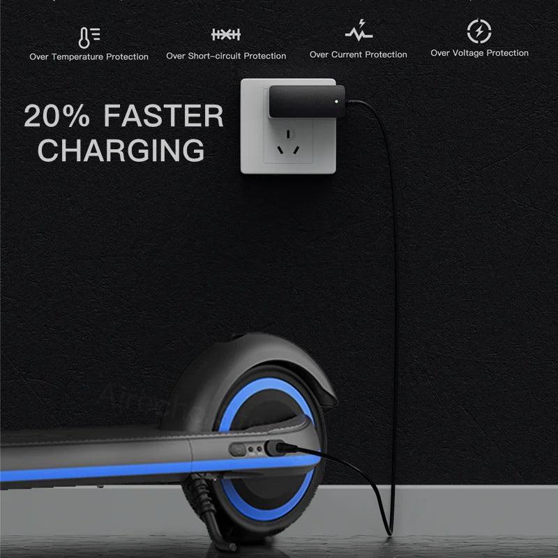 25.2V 1A Charger for Ninebot by Segway Zing E8 E10 E12 C8 C9 C10 C20 - VirtuousWares.Store