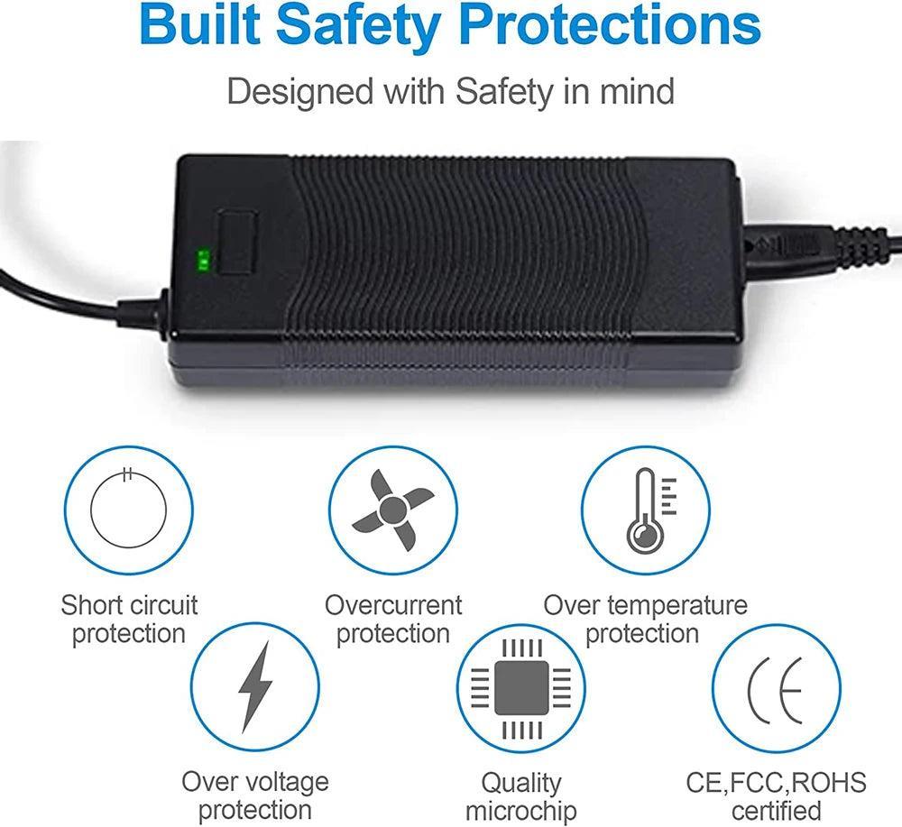 29.4V 2A Battery Charger for 25.2V 25.9V 24V Battery, Input 100-240V - VirtuousWares.Store
