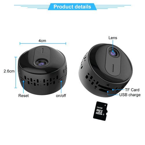 2MP 1080P Mini Wifi Camera Home Security Camcorder - VirtuousWares.Store