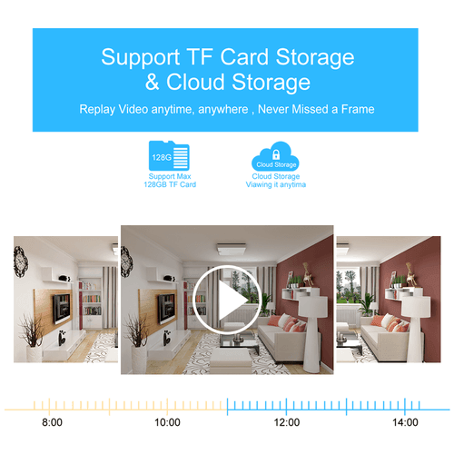 2MP 1080P Mini Wifi Camera Home Security Camcorder - VirtuousWares.Store