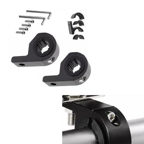 2PCS Motorcycle LED Headlight Clamps Bracket Head Light Lamp Holder - VirtuousWares.Store