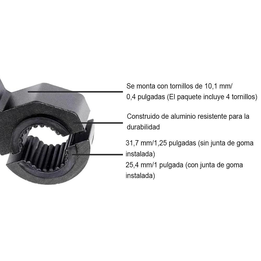 2PCS Motorcycle LED Headlight Clamps Bracket Head Light Lamp Holder - VirtuousWares.Store