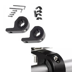 2PCS Motorcycle LED Headlight Clamps Bracket Head Light Lamp Holder - VirtuousWares.Store