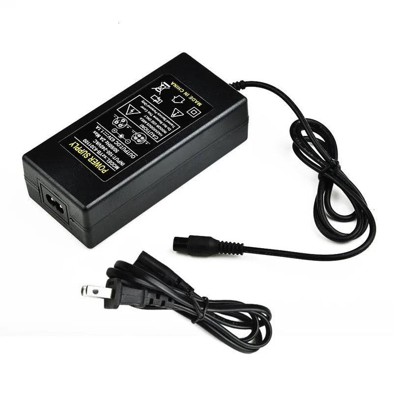3 /4 Hole Plug 63V 1.1A for Xiaomi balance Car Charger AC Adapter Hole - VirtuousWares.Store