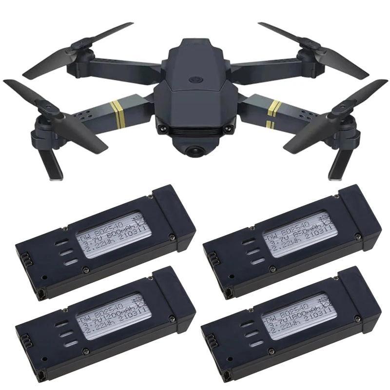 3.7V 600mAh 850mAh 1200mAh 1800mAh Lithium Battery E58 S168 JY019 JD19 Quadcopter Spare Parts - VirtuousWares.Store