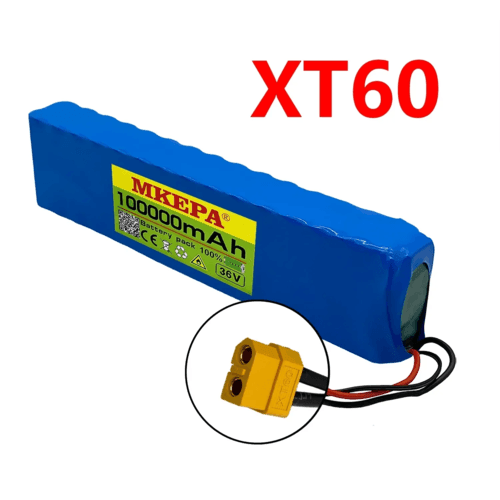 36V 100Ah 18650 Rechargeable Lithium Battery Pack 10S3P 1000W Power - VirtuousWares.Store