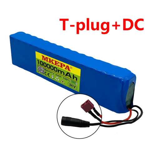 36V 100Ah 18650 Rechargeable Lithium Battery Pack 10S3P 1000W Power - VirtuousWares.Store