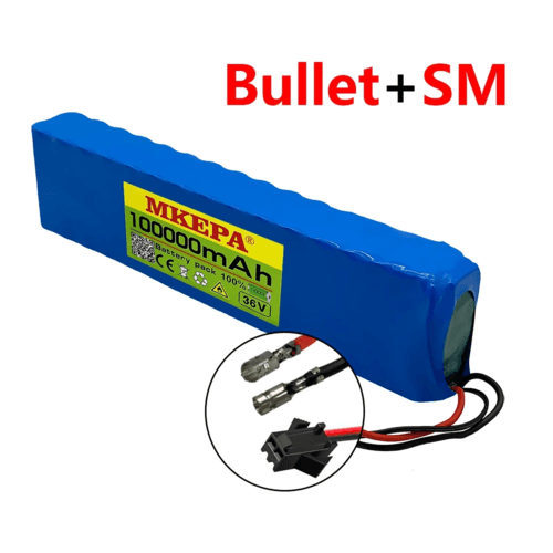 36V 100Ah 18650 Rechargeable Lithium Battery Pack 10S3P 1000W Power - VirtuousWares.Store