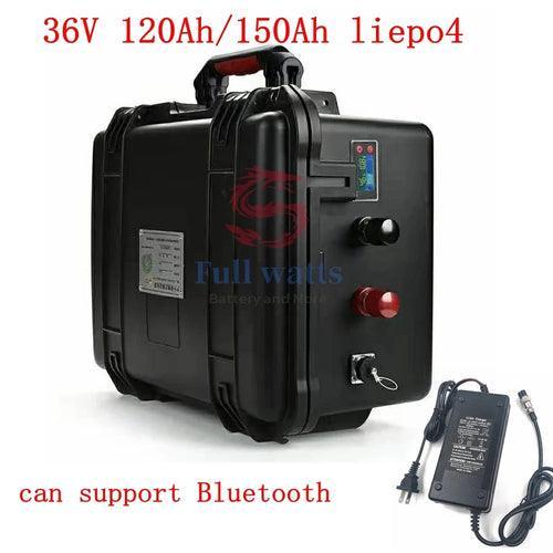 36V 150AH lifepo4 36v 120Ah lifepo4 lithium battery bluetooth APP 12S - VirtuousWares.Store