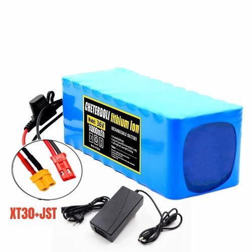 36V Battery 10S4P 14000mAh Battery Pack 1000W High Power Battery 42V - VirtuousWares.Store