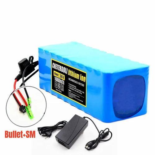 36V Battery 10S4P 14000mAh Battery Pack 1000W High Power Battery 42V - VirtuousWares.Store