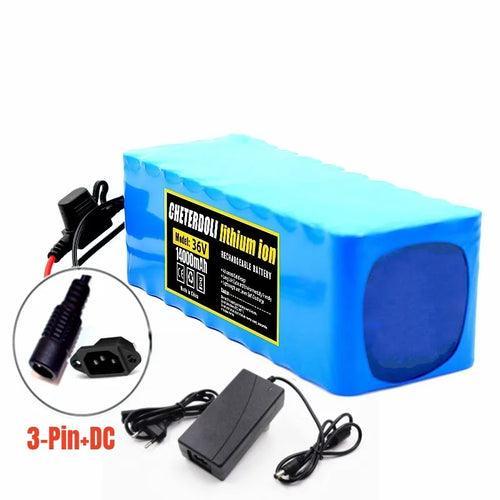 36V Battery 10S4P 14000mAh Battery Pack 1000W High Power Battery 42V - VirtuousWares.Store