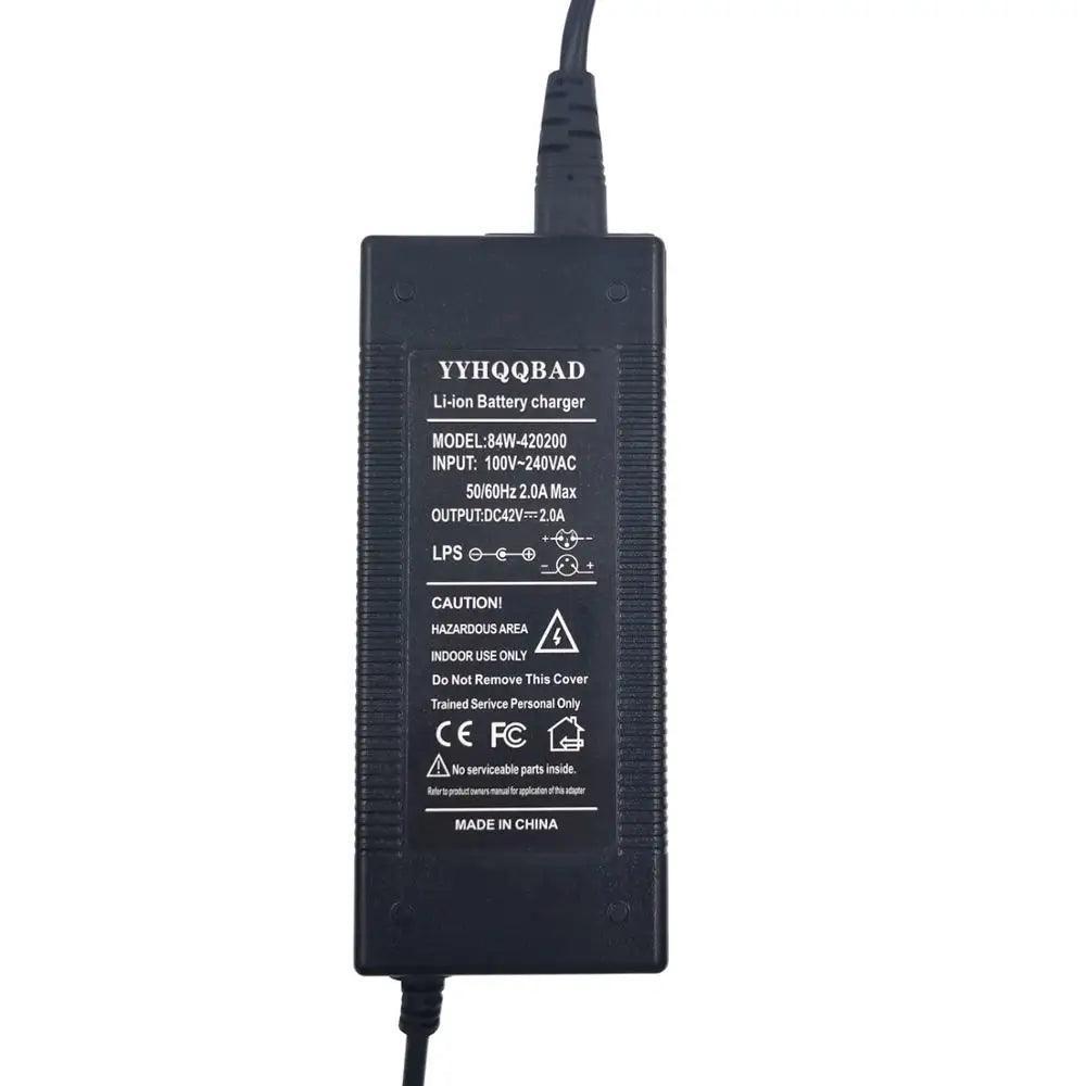 36V Charger Output 42V 2A Powerboard Lithium Battery Charge with RCA10MM Connector - VirtuousWares.Store