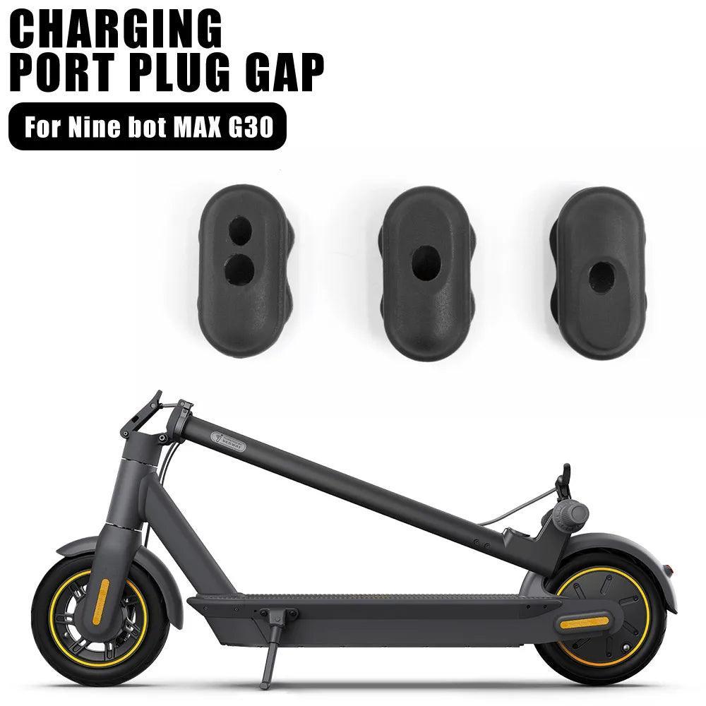 3PCS Electric Scooter Dust Plug Rubber Black Silicone Plug For Ninebot - VirtuousWares.Store
