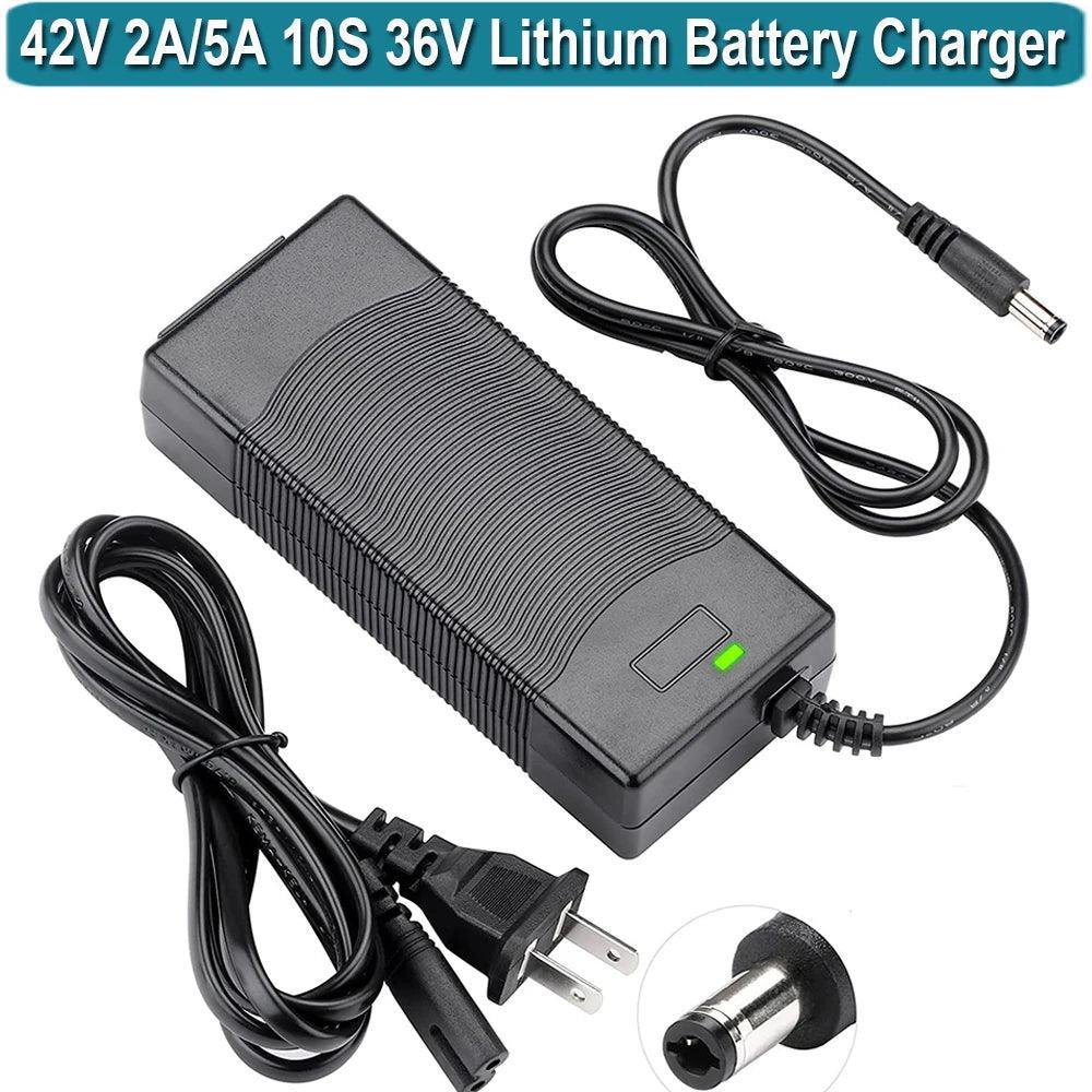 42V 2A 5A Lithium battery Charger for GOTRAX GXL V2, G2, G3, G4, Apex, - VirtuousWares.Store