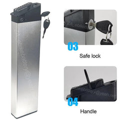48V DCH 006 folding ebike batteries 14ah 12.8ah 10.4ah e-bike akku for - VirtuousWares.Store