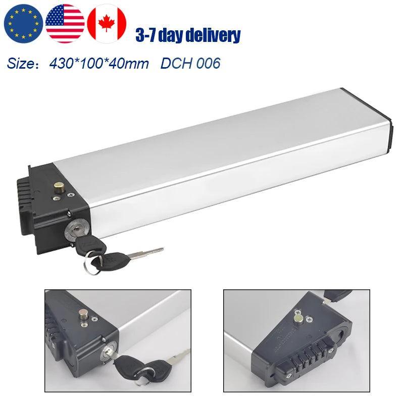 48V DCH 006 folding ebike batteries 14ah 12.8ah 10.4ah e-bike akku for - VirtuousWares.Store