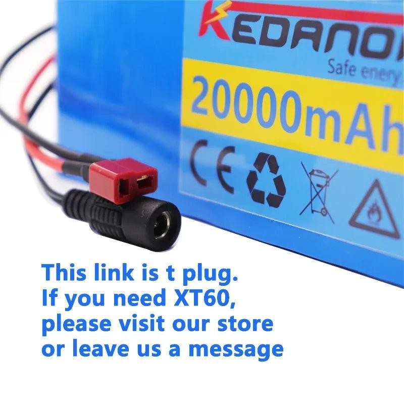 48v Lithium ion Battery 48V 20Ah 1000W 13S3P Lithium Battery Pack For - VirtuousWares.Store