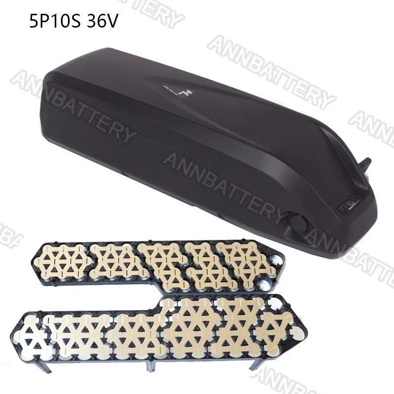 48V/36V SSE-046 HaiLong case E-bike battery box, holder and nickel, Can hold 52 pcs 18650 li-ion battery - VirtuousWares.Store