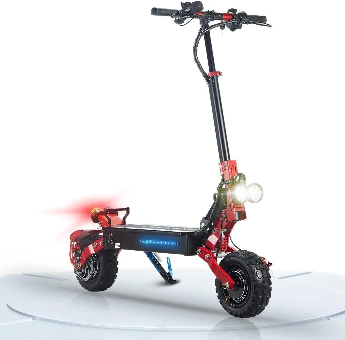 5000W Dual Motor Electric Scooter 48V 35AH Detachable Battery 120KM Long Range 12 Inch Demolition Tire Escooter for Adults - VirtuousWares.Store