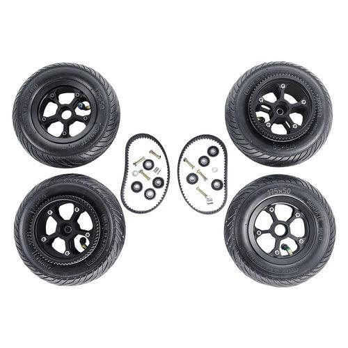 6" 7'' ATM Offroad Wheel Pneumatic Rubber All Terrain Mountain Wheels - VirtuousWares.Store