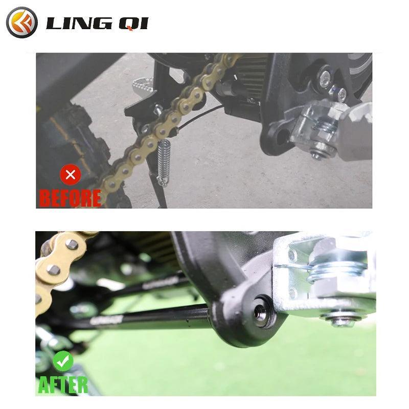 6065 CNC Electric Motorcycle Retrofitting Upgrading Foot Pegs Support - VirtuousWares.Store