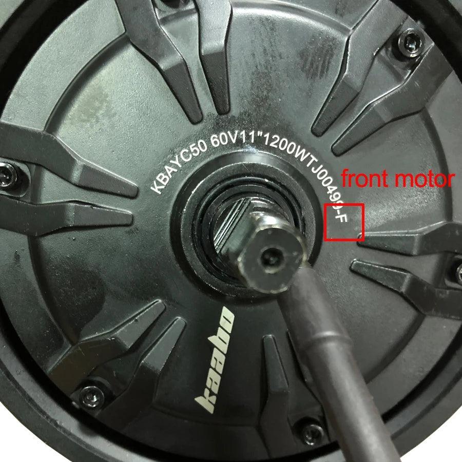 60V1200W Hall Motor 11inch Engine 60V 1200W Original Parts Kaabo Wolf - VirtuousWares.Store