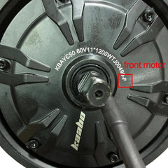 60V1200W Hall Motor 11inch Engine 60V 1200W Original Parts Kaabo Wolf - VirtuousWares.Store