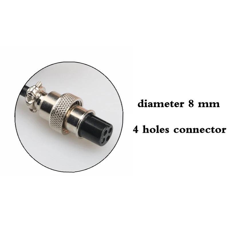 63V Charger Output line GX12-4P 4 holes connector cord for Ninebot - VirtuousWares.Store
