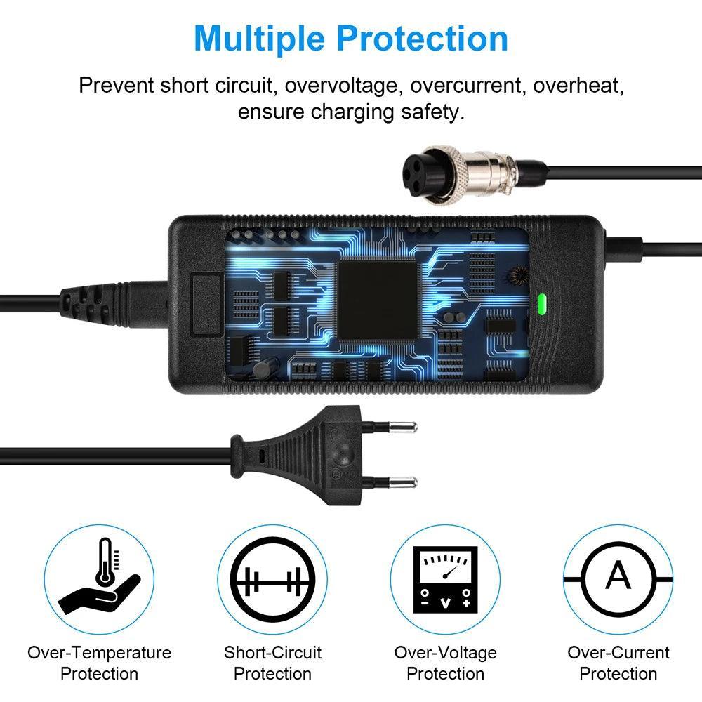 67.2V 2A Charger for Yume X11 Y11 M10, Kaabo Mantis 10, 10 Pro, V2/ - VirtuousWares.Store