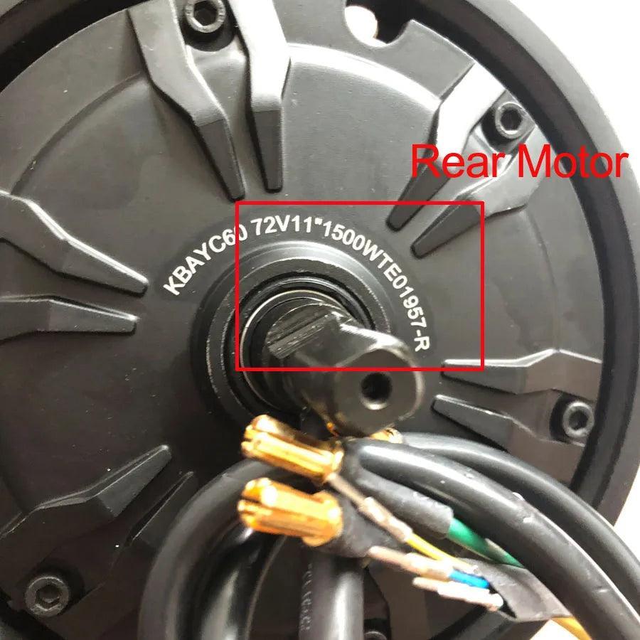 72V 1500W Hall Motor Engine Parts for Kaabo Wolf Warrior King GT PRO - VirtuousWares.Store