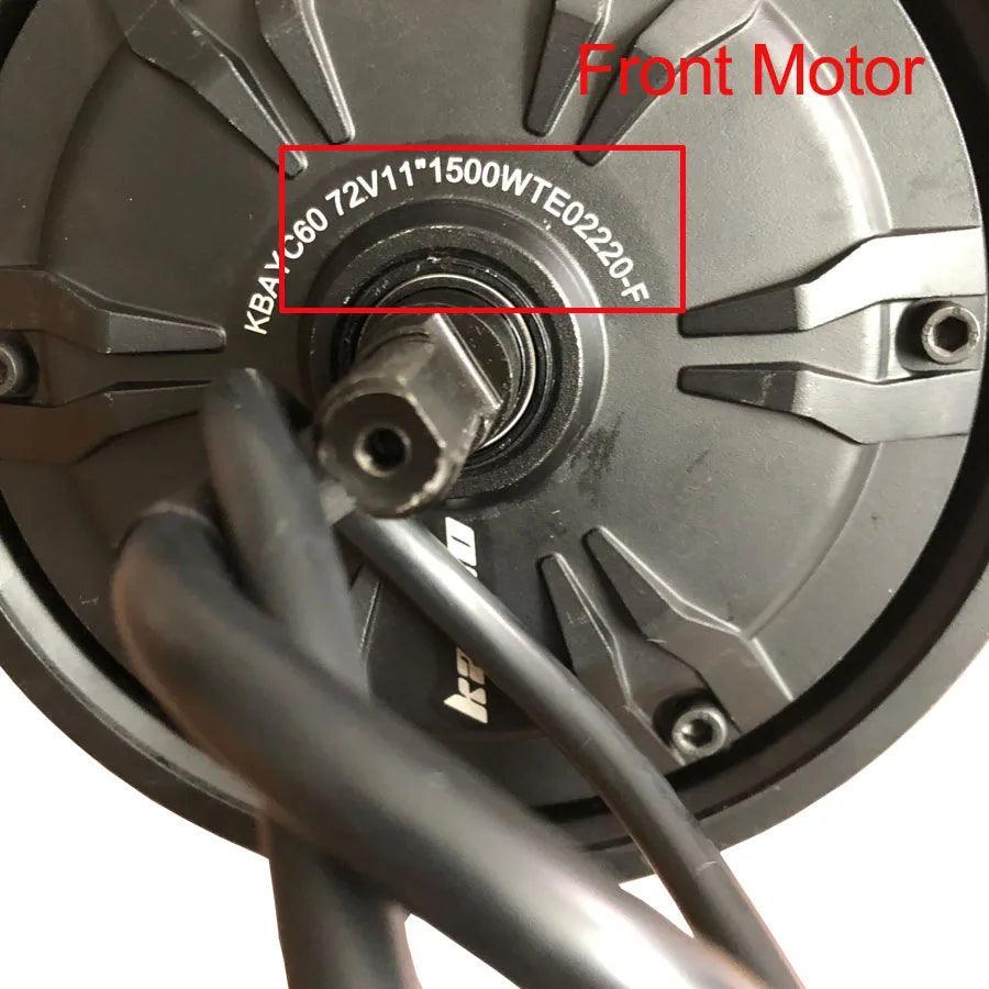 72V 1500W Hall Motor Engine Parts for Kaabo Wolf Warrior King GT PRO - VirtuousWares.Store
