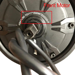 72V 1500W Hall Motor Engine Parts for Kaabo Wolf Warrior King GT PRO - VirtuousWares.Store