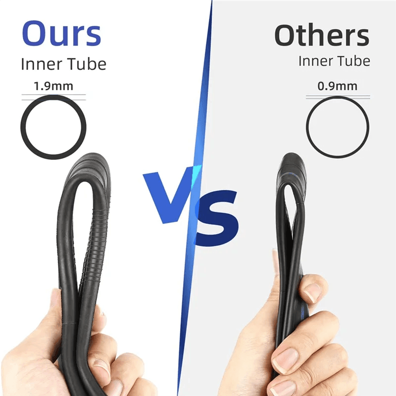 8.5Inch Inner Tube Rear Wheel Bent Valve Stem 50/75-6.1 Rear Tire 8 - VirtuousWares.Store