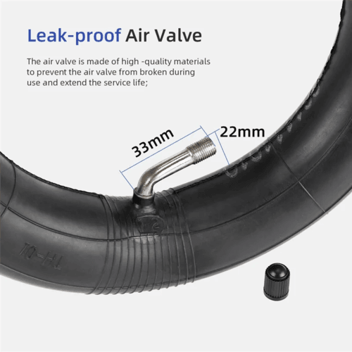 8.5Inch Inner Tube Rear Wheel Bent Valve Stem 50/75-6.1 Rear Tire 8 - VirtuousWares.Store