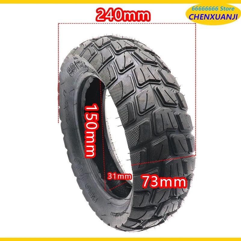 80/65-6 Tire 10 Inch Hybrid Tyre for Kugoo M4 Kaabo Zero 10X Speedway - VirtuousWares.Store