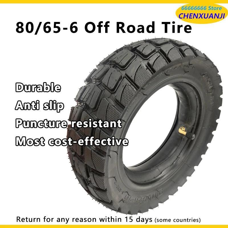 80/65-6 Tire 10 Inch Hybrid Tyre for Kugoo M4 Kaabo Zero 10X Speedway - VirtuousWares.Store
