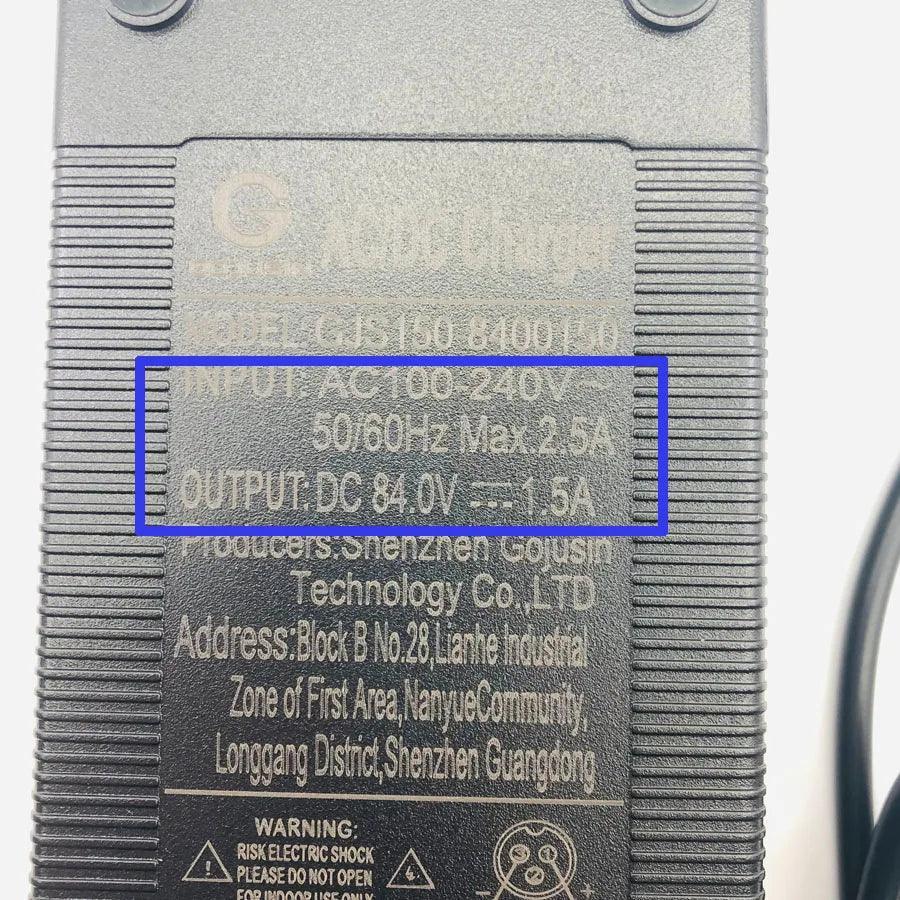 84V1.5A Charger 84V Charging Universal for 72V Electric Scooter - VirtuousWares.Store