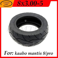 8x3.00-5 Tubeless Tire Vacuun Tyre for Electric Scooter Kaabo Mantis 8 - VirtuousWares.Store